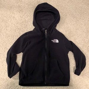 The North Face Black Fleece Hooded Jacket (12m-18m)